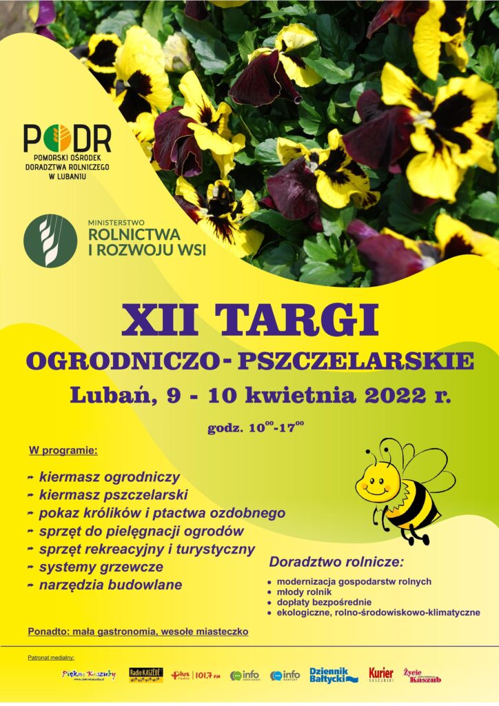 XII Targi Ogrodniczo - pszczelarskie - plakat
