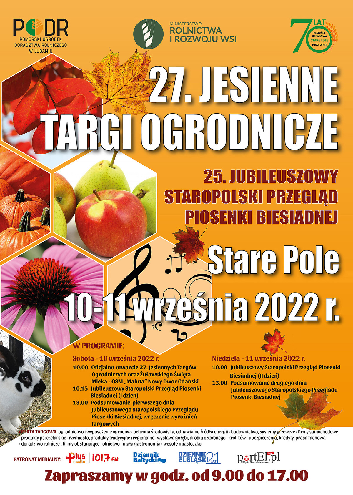 Jesienne Targi Ogrodnicze - plakat