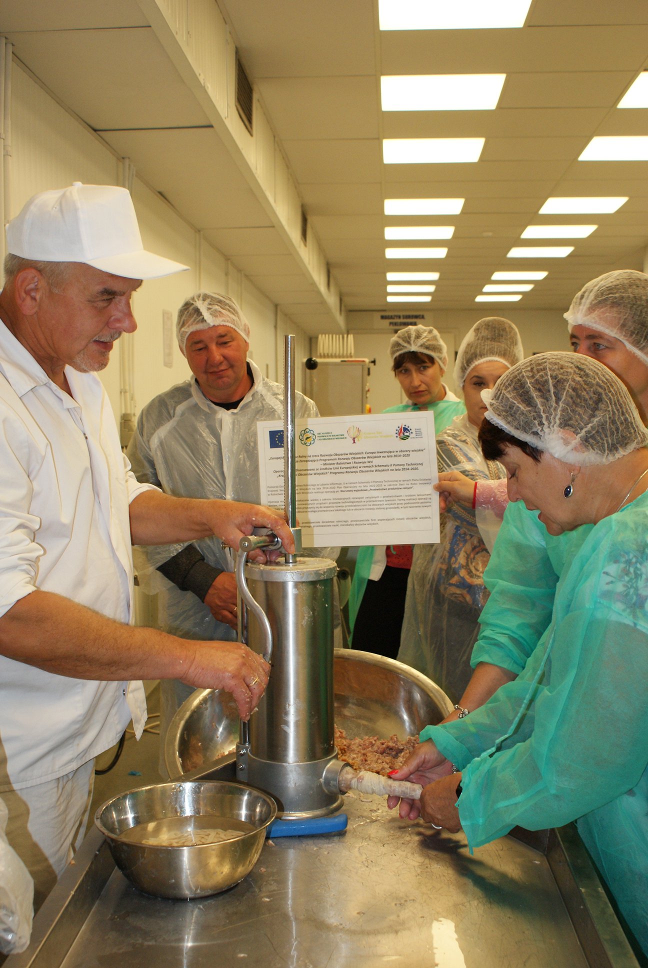 Warsztaty z przetwórstwa mięsa - Centrum Praktycznego Szkolenia CDR Oddział w Radomiu