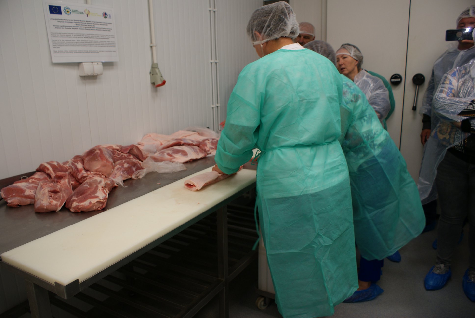 Warsztaty z przetwórstwa mięsa w Centrum Praktycznego Szkolenia CDR Oddział w Radomiu