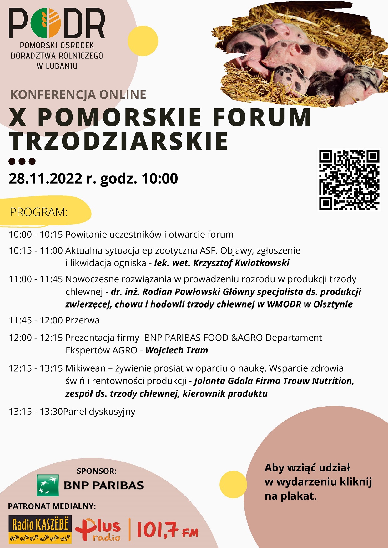 X Forum Trzodziarskie - plakat