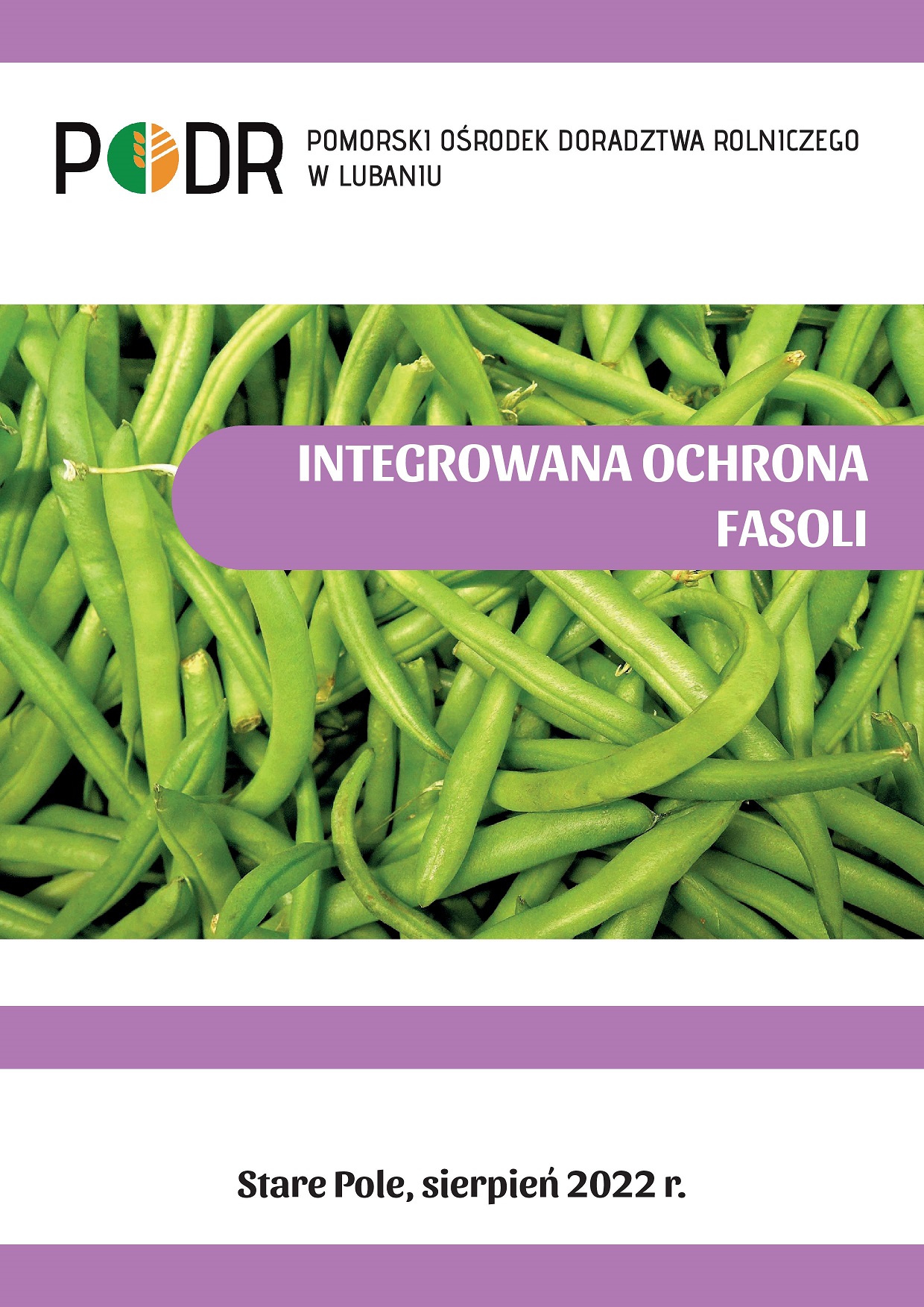 Integrowana ochrona fasoli - okładka broszury