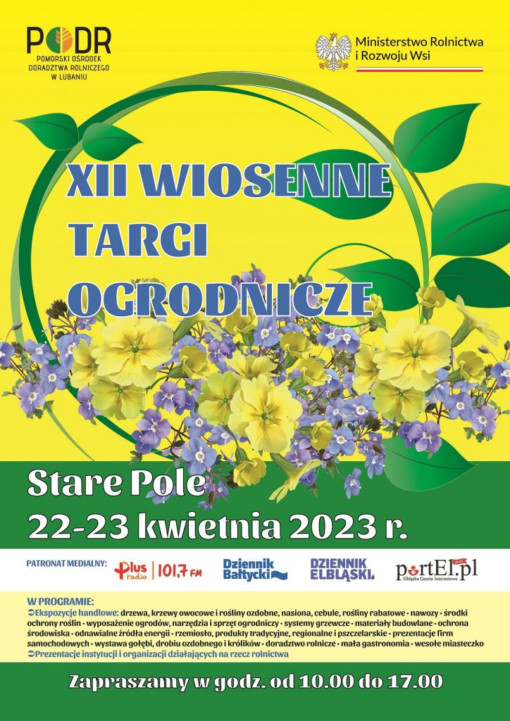 XII Wiosenne Targi Ogrodnicze - plakat