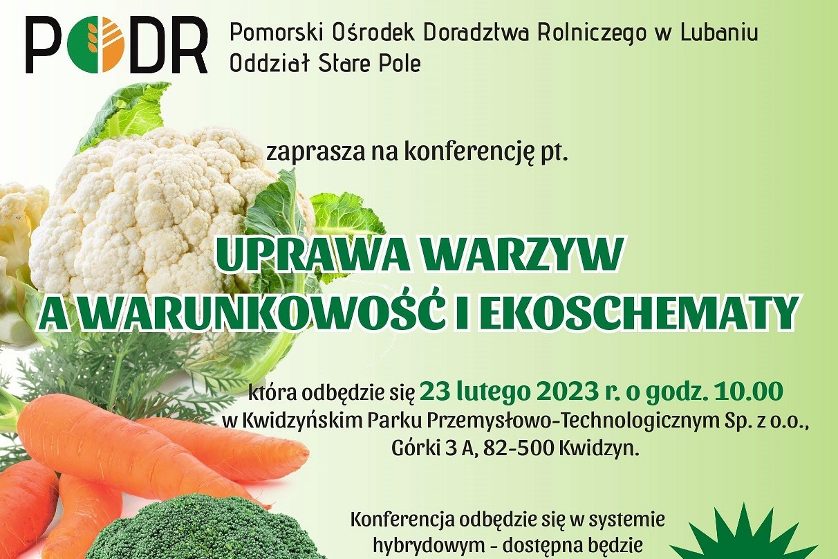 Konferencja warzywna - plakat