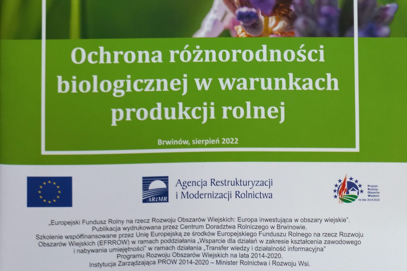 Okładka broszury projektowej