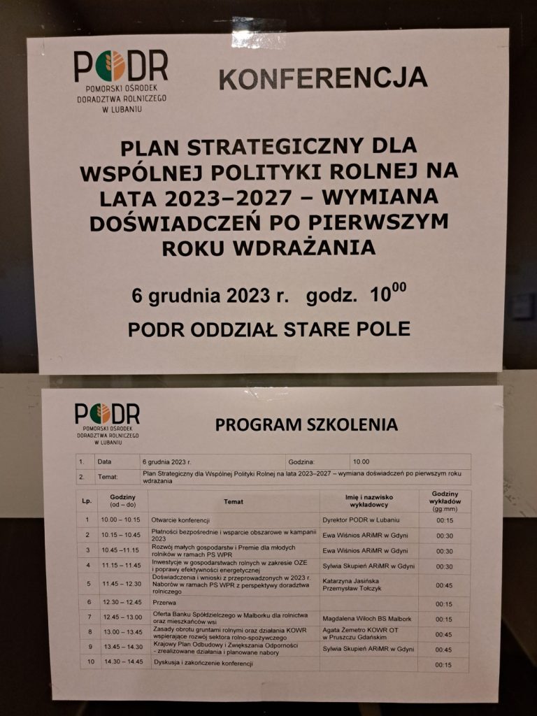 Konferencja PS WPR 06.12.2023 r.