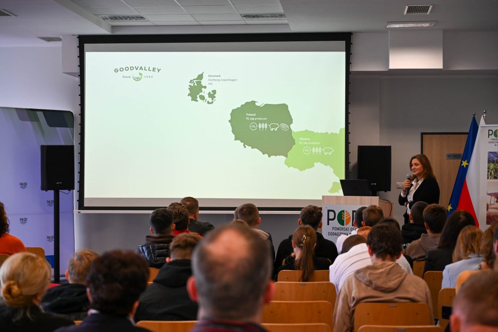 Karolina Brychcy podczas wystąpienia