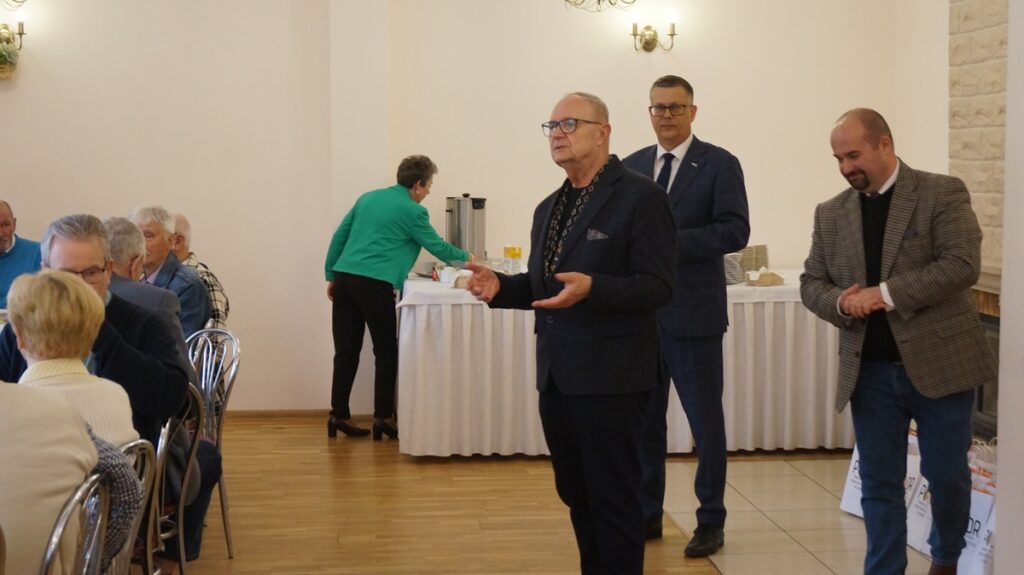 Przemówienie podczas spotkania emerytów