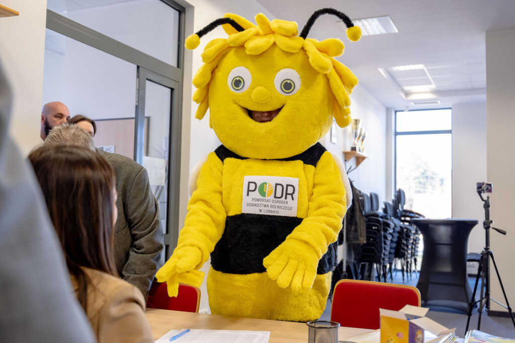 Maskotka Targów Ogrodniczo Pszczelarskich